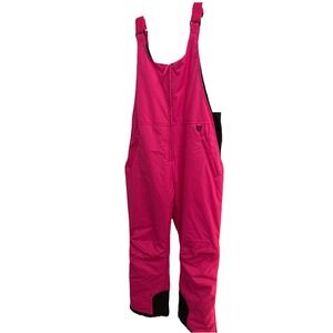Sportneer Women's XL  Pink Waterproof Insulated Snow Suit Skiing Snowboarding